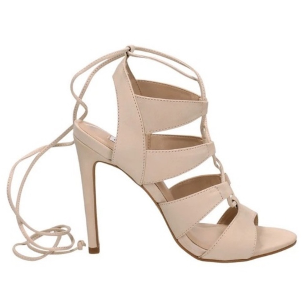 Steve Madden Sandalia lace up heels - taupe - size 8.5 - brand new!!!